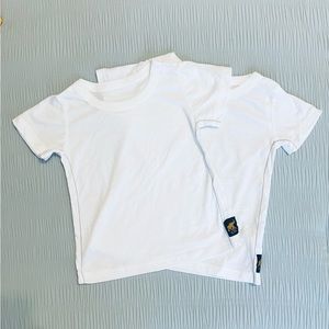 NWOT Lot of 2 LTD White T-Shirts / 12-18M